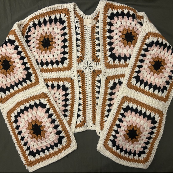 Dreamers By Debut Sweaters - Chic Crochet Cardigan Sweater